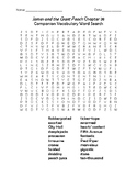 James and the Giant Peach Chapter 38 Companion Vocabulary Word Search