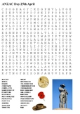 ANZAC Day Word Search