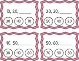 Skip Counting by 10's Clothespin Task Cards