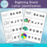 Beginning Sound-Letter Identification (picture to letter)