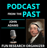 John Adams - Research Graphic Organizer, "Podcast from the Past"