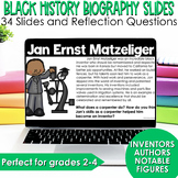 34 Black History Biography Powerpoint Slides Bundle