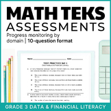 3rd Grade Math Assessments Data & Financial Literacy TEKS Standards