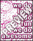 We do Awesome Poster