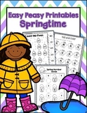 Spring Printables with Craftivity and Emergent Reader