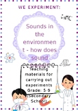Sound Transmission Workbook | Middle School Physics | 10+ Page Lab Pack