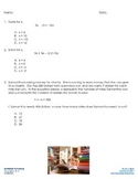 Engage Your Student! Augmented Reality 8th Grade Math - Solving Linear Equations