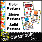 Color, Shape, and Solid Posters ~ Art Theme