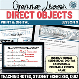Direct Objects - English Grammar Lesson - Print & Digital - Revised 2024