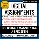 Magnifying & Focusing a Specimen Digital Activities | Distance Learning