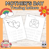 Mothers day worksheets,Alphabet letter line Tracing practice,writing
