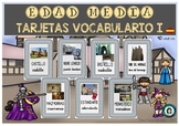 Tarjetas Vocabulario CASTILLOS (parte I) / Vocabulary Cards CASTLE (SPANISH)