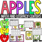 Apple Math Centers | Apple Literacy Centers | Apple Unit Kindergarten