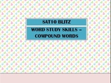 Second Grade SAT10 Test Preparation - Word Study Skills Compound Words