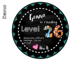 Editable Reading Certificates