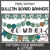 Winter Bulletin Board Letters and Banners Hello Winter Classroom Decor