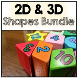 2D & 3D Shape Worksheet Bundle