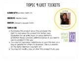 Topic 9 Exit Tickets: Place Value (Aligned with EnVision Math 2.0)