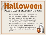 Halloween Place Value Matching Game