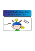 SMART Response - 2-digit x 1-digit Multiplication Quiz