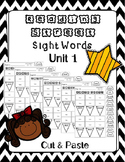 Sight Words Cut and Paste. Reading Street. Unit 1.
