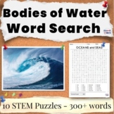 Water Ocean Animals Word Search Vocabulary Puzzles Early Finishers STEM Games