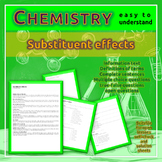 Chemistry easy to understand - Substituent effects  (Infotext + exercises)