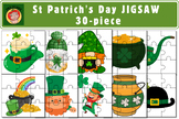 St Patrick's Day Jigsaw Puzzle| St Patrick's Day Jigsaw Games | Clip Art