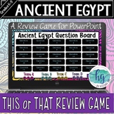 Ancient Egypt (Old, Middle, New Kingdoms) Test Prep Review Game for PowerPoint