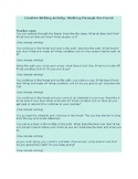 Guided Writing Exercise: Walking Through The Forest (Teacher's Script)