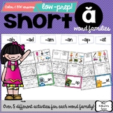 Short A Word Family Bundle