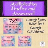 Multiplication Practice for Google Classroom | 7s Multiplication Facts Practice