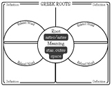 Greek Roots Worksheet Packet