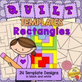 Quilt Rectangle Templates - 24 Designs
