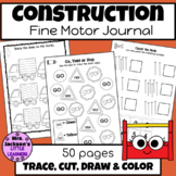 Preschool Construction Fine Motor Journal and Activities