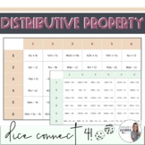 Distributive Property Game | Connect 4 activity