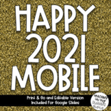 Happy 2021 Mobile - Google Slides