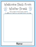 Welcome Back from Winter Break