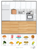 /K/ Articulation Sentences Kitchen Cupboard Scene