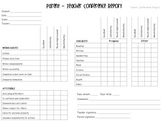 Parent-Teacher Conference Report {for teachers and parents}