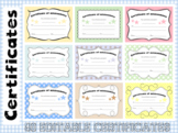 Certificates