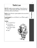 8th Grade Science Journal Tabs