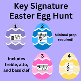 Key Signature Easter Egg Hunt- Major Key Signatures- Orchestra Game