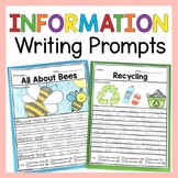 Informational Writing Sentence Starters Sentence Frames Worksheets Prompts