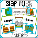 Landforms Vocabulary Review Slap-It! Card Game