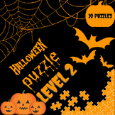 Halloween Puzzle: Brain Teasers for Little Learners - Level 2