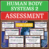 Human Body Systems: Fun & Engaging Biology Task Cards Assessment Activity 2