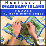 Montessori Geography: Imaginary Island Puzzle- Landform and Water Forms