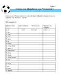 Nosotros commands practice worksheet