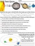 TEST: Our Solar System, Space Exploration and Gravity